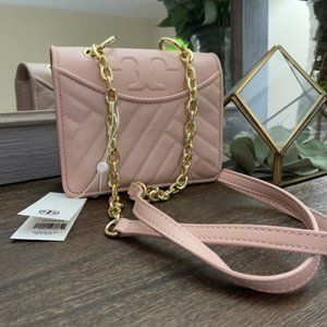 Tory Burch Quilted Leather Alexa Mini Shoulder Bag